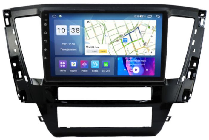 Магнитола для Mitsubishi Pajero Sport 3 2020-2024, Montero Sport - Parafar PF238XHD на Android 13, CarPlay, 4G SIM-слот
