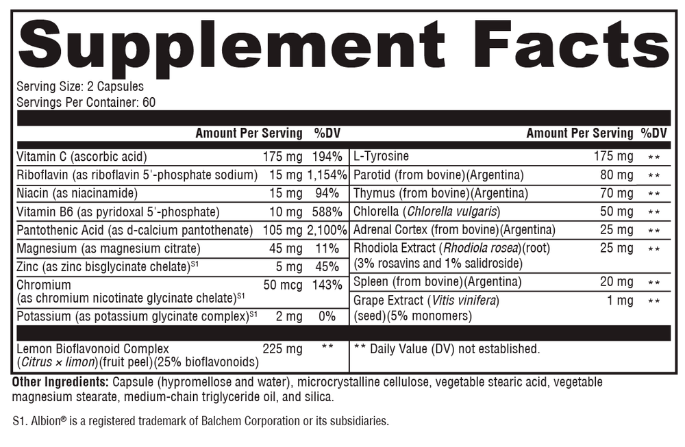 Adrenal Manager™ 120 Capsules