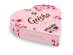 Шоколадные конфеты Fazer Geisha With love с фундуком и нугой (Сердце) 225 г (Из Финляндии)