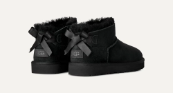 UGG Угги Ultra Mini Bailey Bow, черный