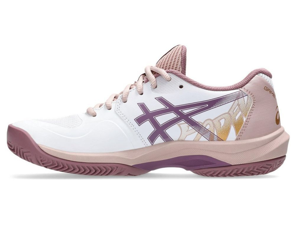 Женские кросовки для Padel Asics Game FF Padel - white/purple oxide