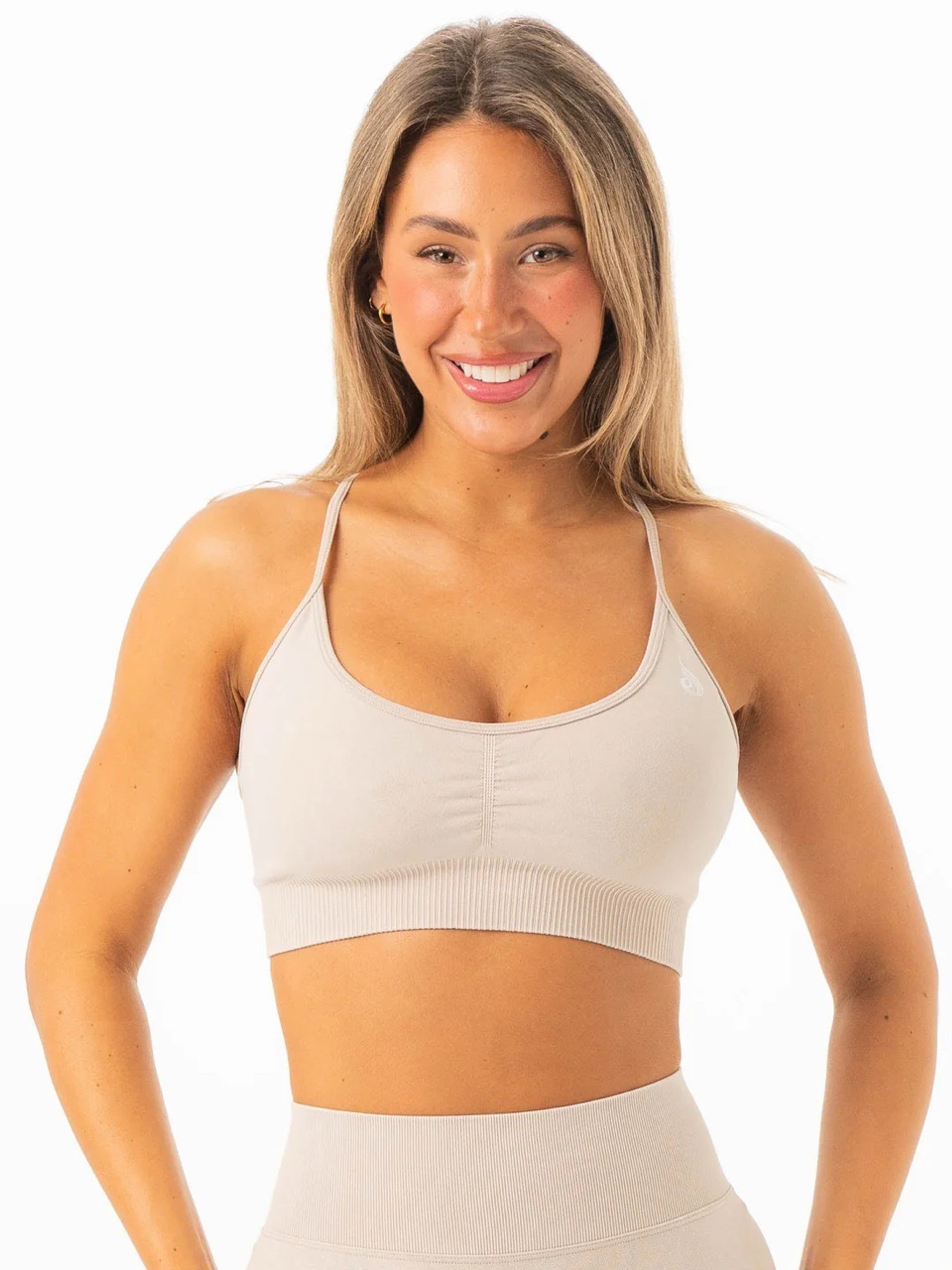 Топ RYDERWEAR Stonewash Seamless Sports Bra Latte