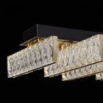 Citilux PALANT CL325272 LED Люстра хрустальная Чёрный+Бронза