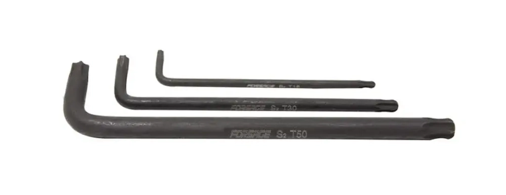Ключ Г-образный TORX с шаром T15 Forsage F-76615BL
