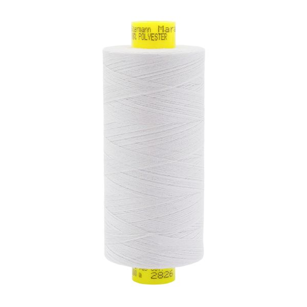 Нитка Gutermann Mara 150 (1000 метров), 1 кат., особо тонкая | 2826 платиновый