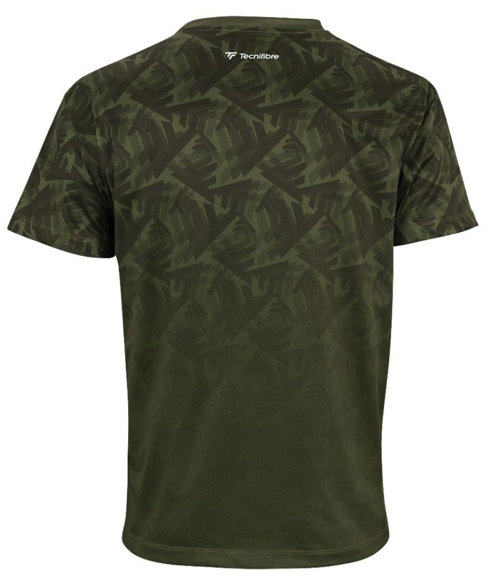 Мужская теннисная футболка Tecnifibre X-Loop Tee - зеленый