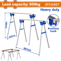 Козлы складные 2 шт, 800 кг WADFOW WDZ1515