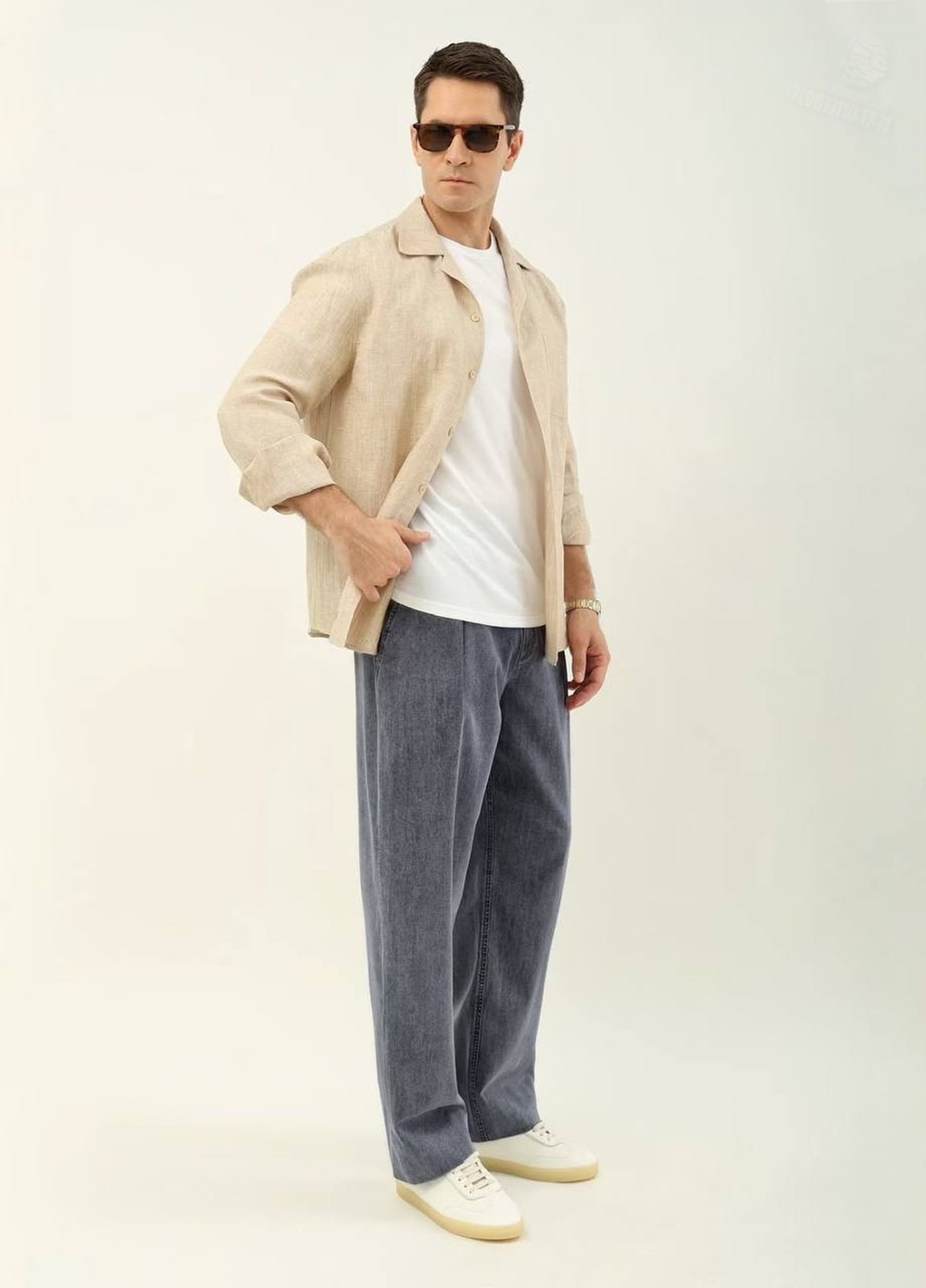 Широкие джинсы Loro Piana