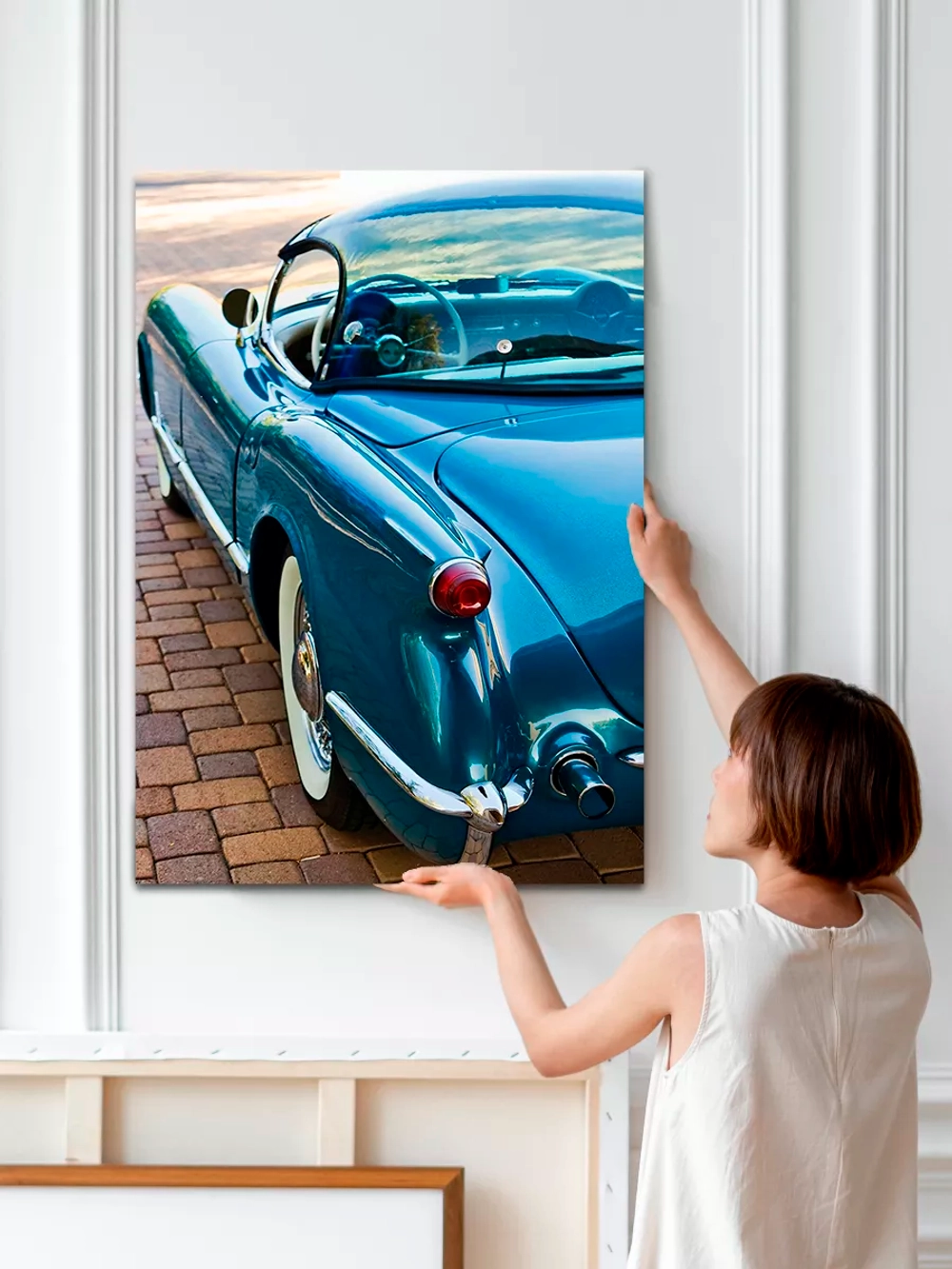 Интерьерная картина "Porsche 356", 50х70см 1шт.