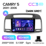 Teyes CC3 2K 9"для Toyota Camry 2001-2006