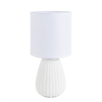Настольная лампа 1*Е14 8159/1T белый Asela Lumion