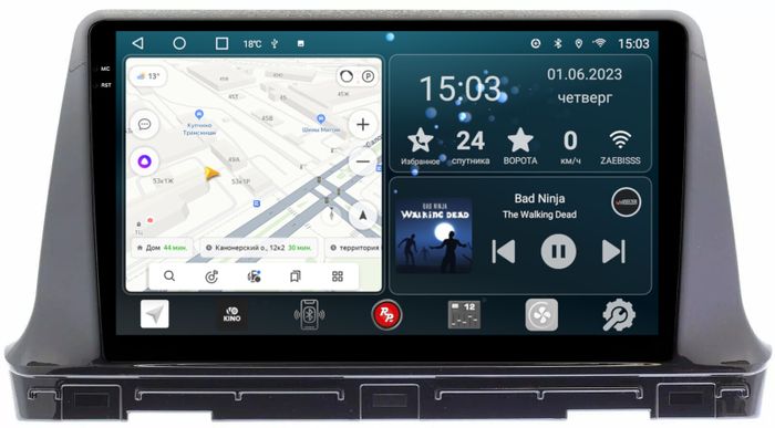 Магнитола для KIA Seltos 2020+ - RedPower 039 Android 10, Быстрая, QLED+2K, CarPlay, SIM-слот