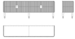 ТВ тумба FRATELLI BARRI RIMINI, 180.3x40x61.8