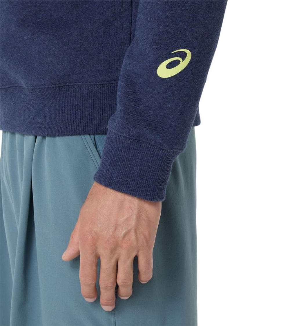 Куртка теннисная Asics Court Core Graphic Half Zip - midnight heather