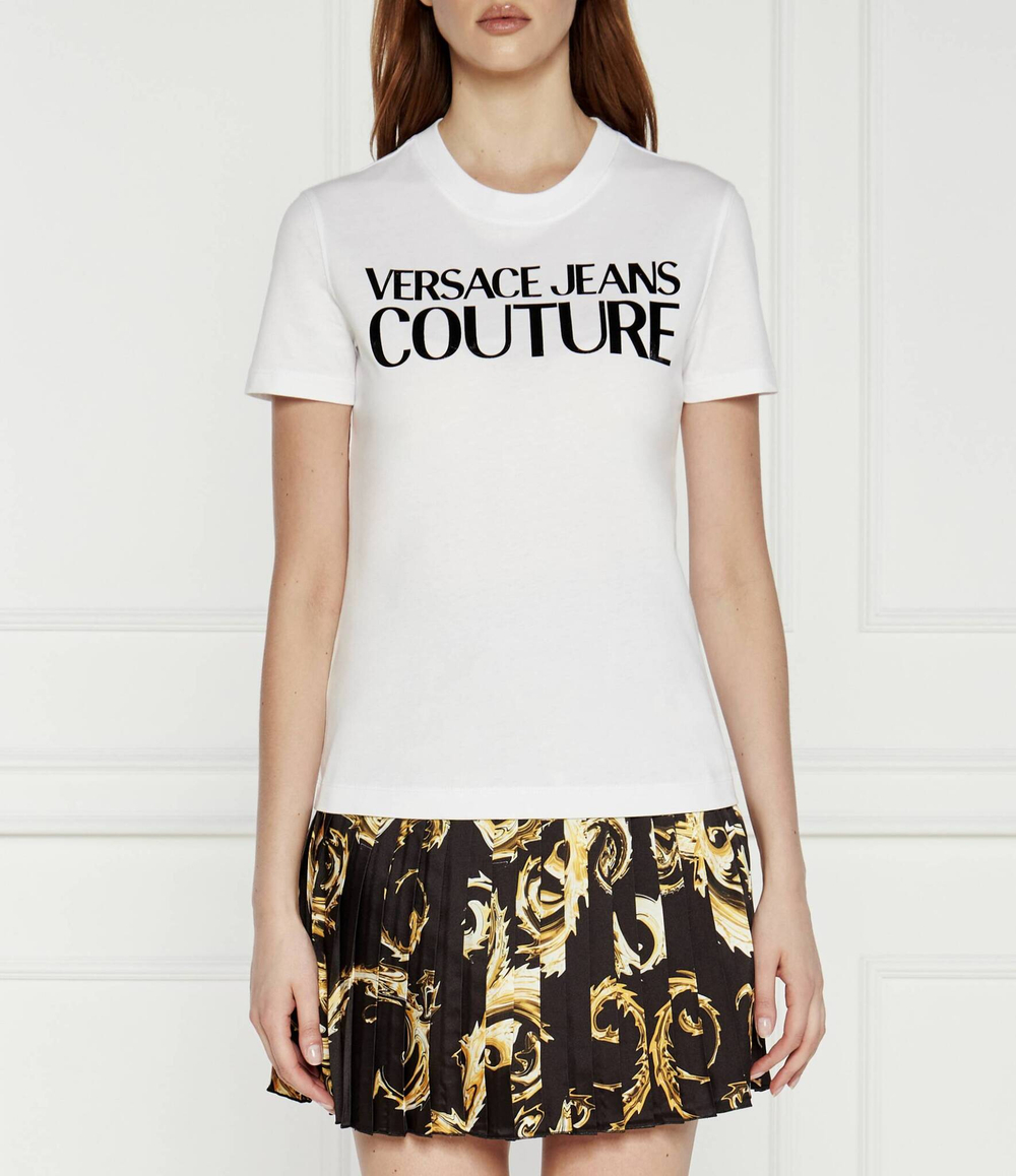 Футболка Versace Jeans Couture - белый(77HAHE09CJ00E)