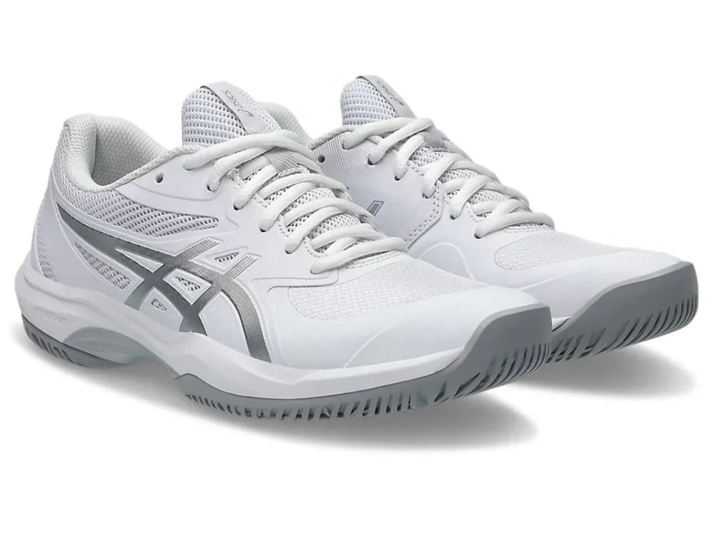 Женские теннисные кроссовки Asics Game FF - white/pure silver