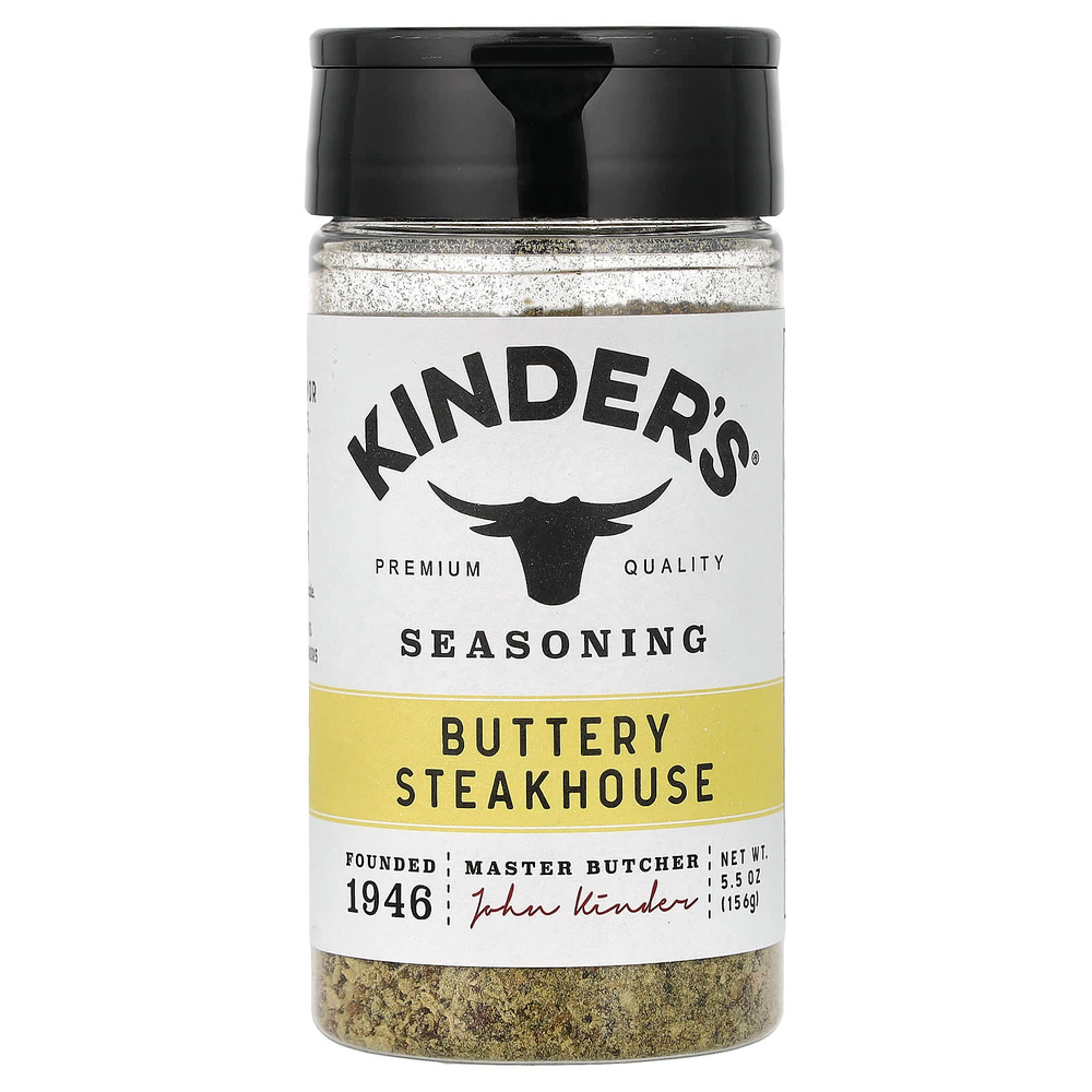 KINDER'S, приправа, маслянистый стейк, 156 г (5,5 унции)