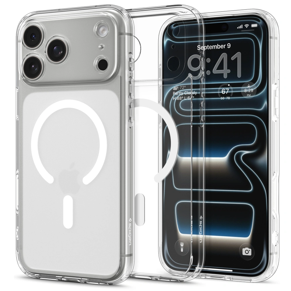 Чехол Spigen Ultra Hybrid MagFit для iPhone 17 Pro Frost White