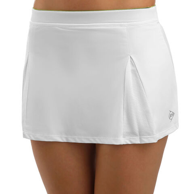 Женская теннисная юбка Dunlop Skirt Women - White, Lightgrey