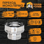 Переход нержавейка Моно/Термо ПМТ-Р 430-0.8/430 D 110/180