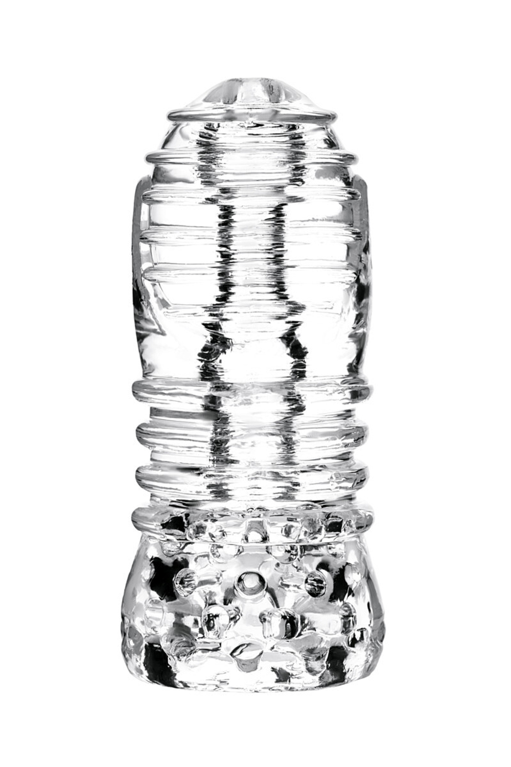 Мастурбатор нереалистичный Lingam by TOYFA Savitri, TPE, прозрачный, 14 см
