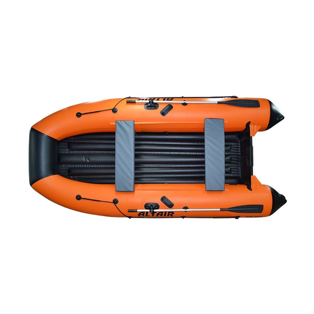 Лодка ПВХ ALTAIR HD-380 (килевое НДНД, "Морской дротик" ) Оранжево-черный