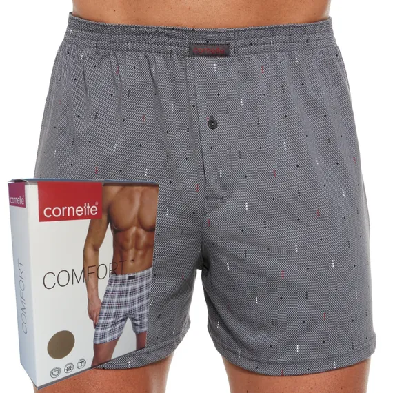 Трусы мужские семейные Cornette Comfort серый орнамент 002/257