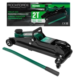 Домкрат подкатной гидравлический 2 т (h min - 130мм, h max - 385мм) RockForce##Rock FORCE RF-TA82005