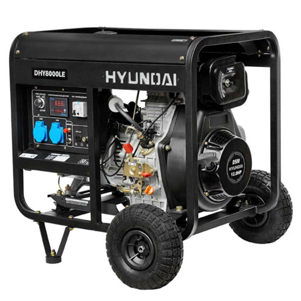 Дизельный генератор Hyundai DHY8000LE