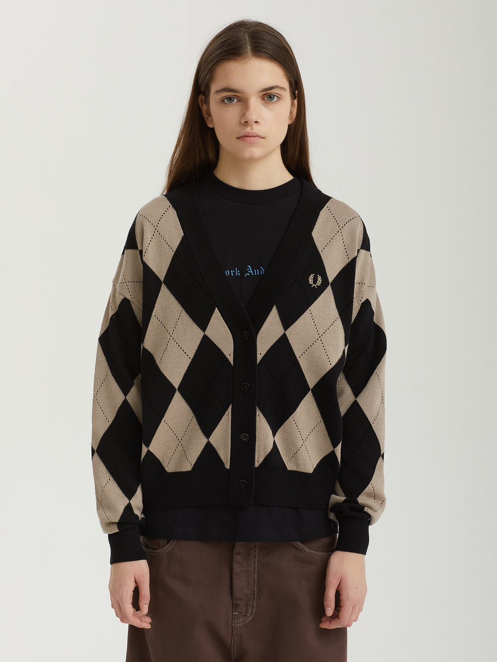 Женский Кардиган Argyle Pointelle