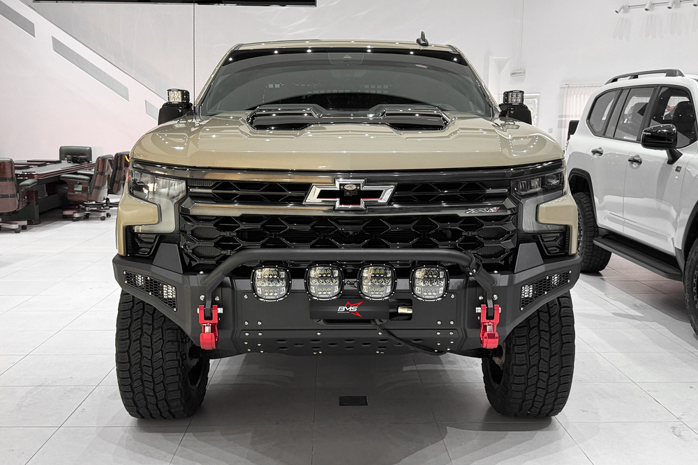 Бампер силовой передний BMS PRO-Line для Chevrolet Silverado 2022-2026 ZR2