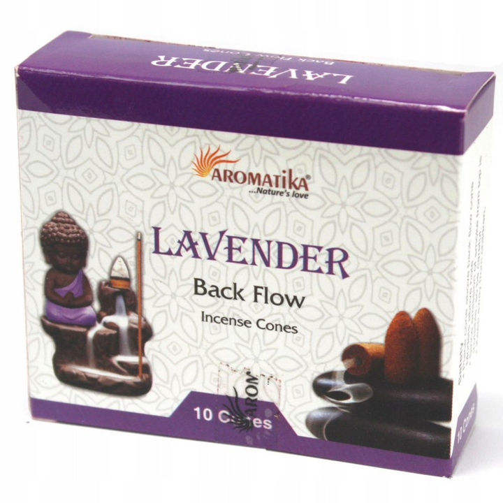 Aromatika Vedic Lavender Благовоние-конус Лаванда 10 шт