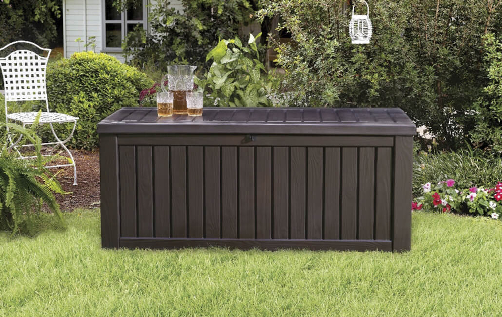 Пластиковый сундук Keter Rockwood 570 л brown
