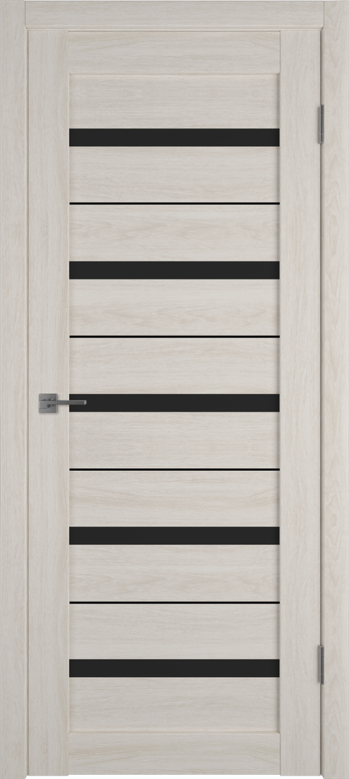 Дверь Atum Al 7 / Scansom Oak / Black Gloss BM / Владимирские двери
