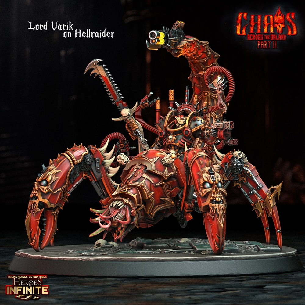 Chaos Lord Varik on Hellraider