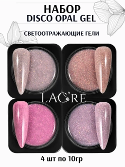 Набор Гелей для наращивания ногтей Opal Disco