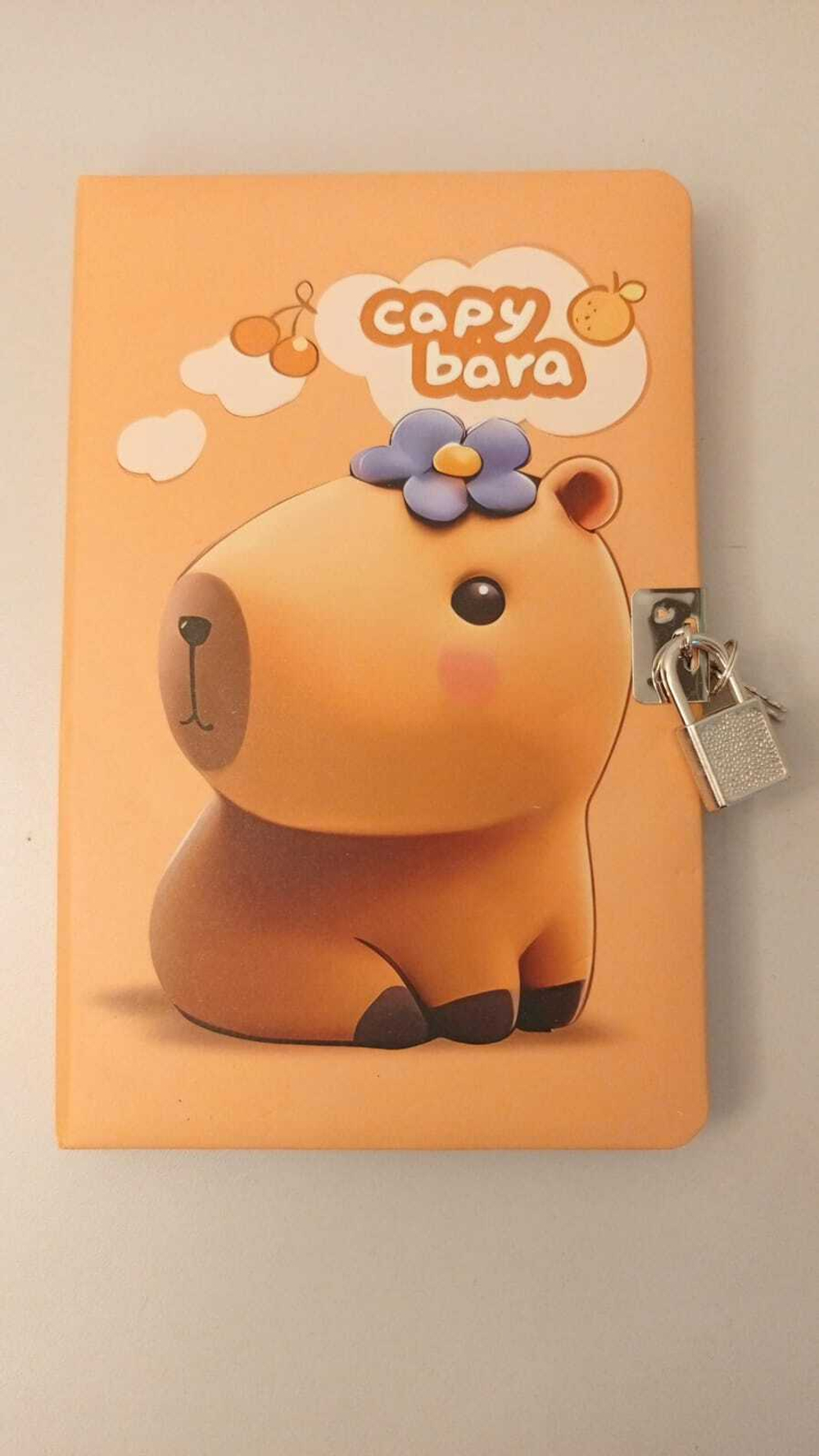 Блокнот с замком "Capybara"