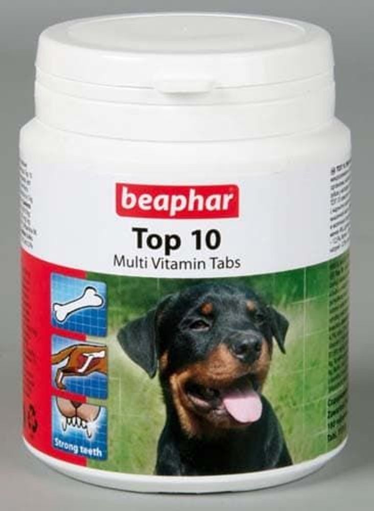 (374) Beaphar `Top 10` мультивитамины для собак с L-карнитином 750 т. (374) Beaphar `Top 10` мультивитамины для собак с L-карнитином 750 т.