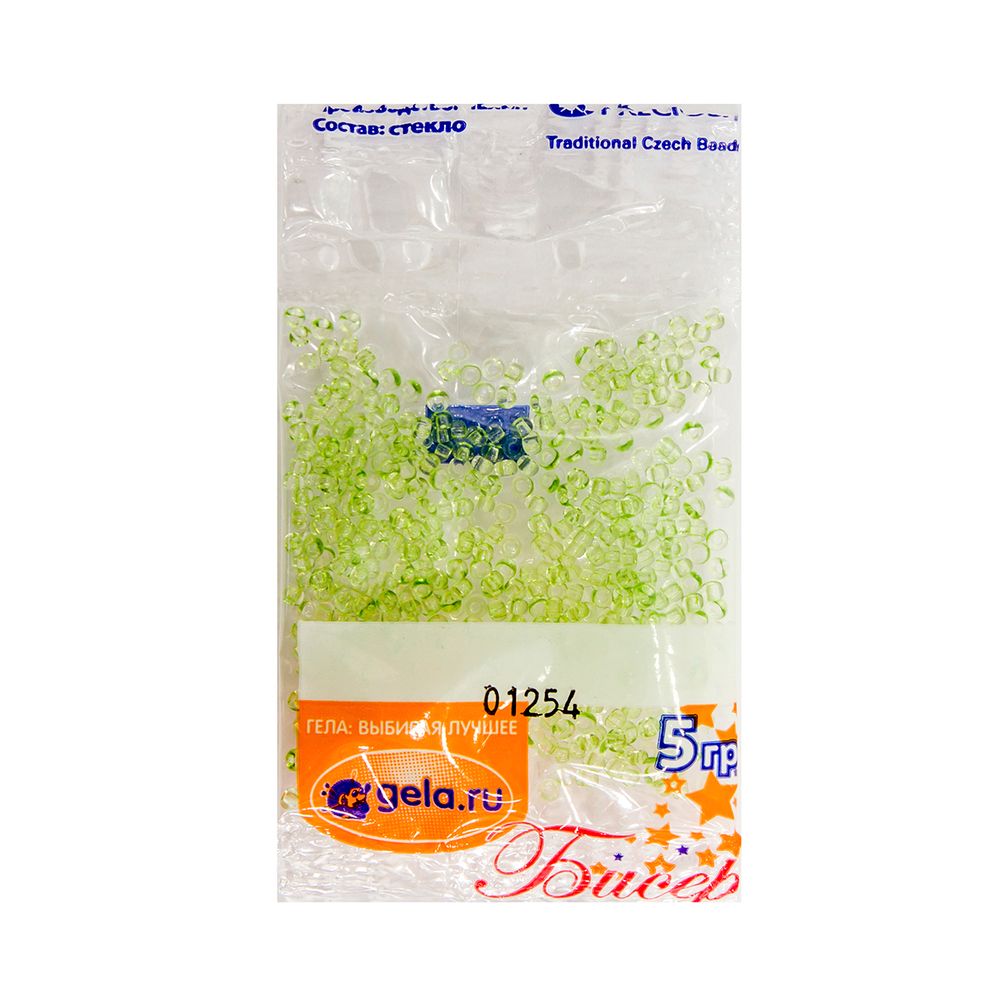 Бисер Preciosa 10/0, 50 г (10 шт по 5 г), цв.01254