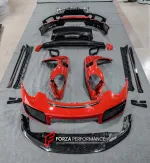 Карбоновый обвес переделка в стиле GT2RS для PORSCHE 911 991.1 / 991.2 2011–2020