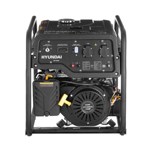 Бензиновый генератор Hyundai HHY 5020FE - [4 кВт / 220V] эл. старт