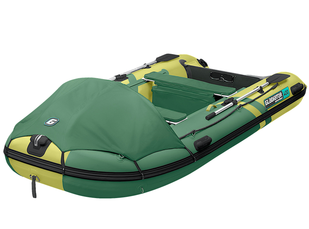 Лодка ПВХ Gladiator Active C400AL с алюминиевым полом -