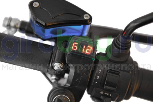 Электроскутер WHITE SIBERIA PRO BLACK EDITION 5000W (60V/40Ah)