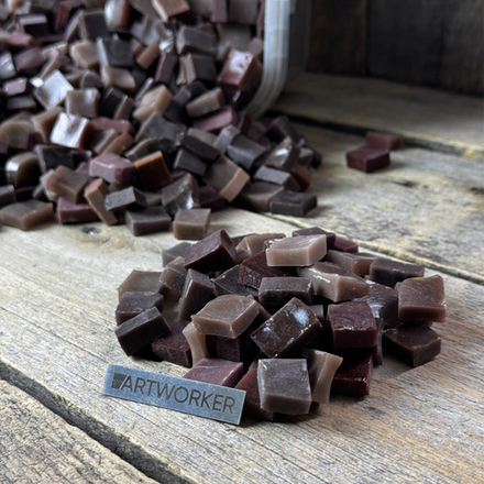 V1.K.dark-chocolate смальта разноформатная колотая темно-коричневых оттенков