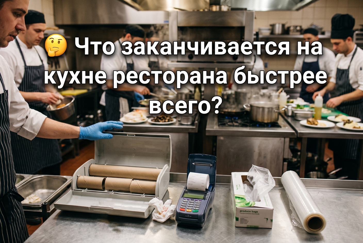 🤔 Что заканчивается на кухне ресторана быстрее всего?