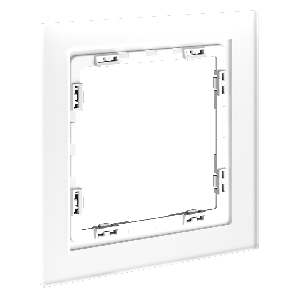 Рамка стеклянная на 1 пост, (белый,матовый,стекло) Voltum S70 VLS110102