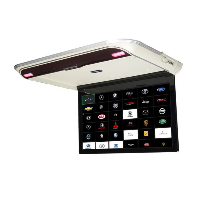 Монитор потолочный - ERGO ER1560AN с экраном 15.6” (1920х1080 IPS FullHD, Android, ) серый