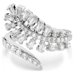 VIENNA:RING FEATHER WHI/RHS 55