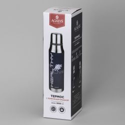 ТЕРМОС HEALTHY LIVE 1000 МЛ, КОЛБА НЕРЖ.СТАЛЬ 18/10