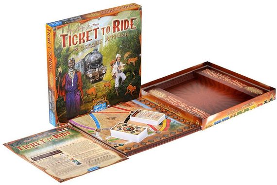 Игра "Ticket to Ride: Сердце Африки"